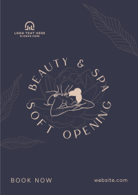 Spa Soft Opening  Poster Image Preview