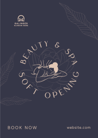 Spa Soft Opening  Poster Image Preview