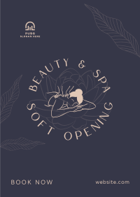 Spa Soft Opening  Poster Image Preview