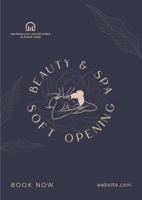 Spa Soft Opening  Poster Image Preview