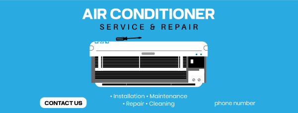 Your HVAC Expert Facebook Cover Design Image Preview