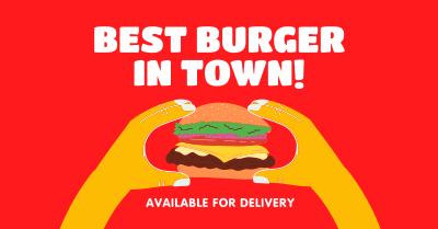 The Best Burger Facebook ad Image Preview