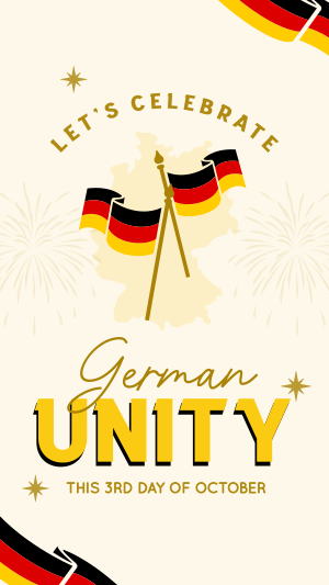 Celebrate German Unity Facebook story Image Preview