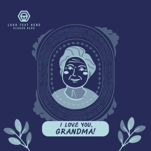 Greeting Grandmother Frame Instagram post Image Preview