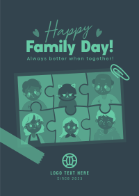 Adorable Day of Families Poster Image Preview