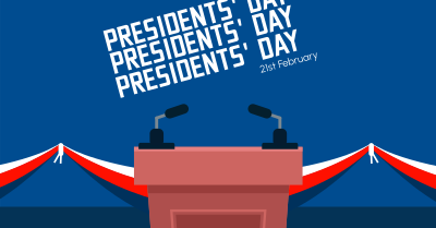Presidents Podium Facebook ad Image Preview