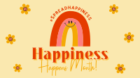 Spread Happiness Facebook event cover Image Preview