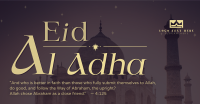 Eid Al Adha Quran Quote Facebook ad Image Preview