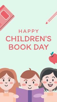 Children's Book Day Facebook Story Design