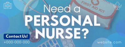 Modern Personal Nurse Facebook cover Image Preview