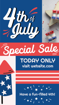 Fourth of July Sale Facebook story Image Preview