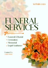 Funeral Flowers Flyer Image Preview