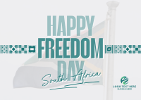Freedom For South Africa Postcard Image Preview