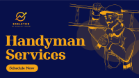Rustic Handyman Service Video Image Preview