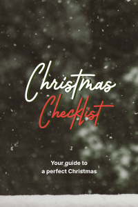Christmas Checklist Pinterest Pin Image Preview