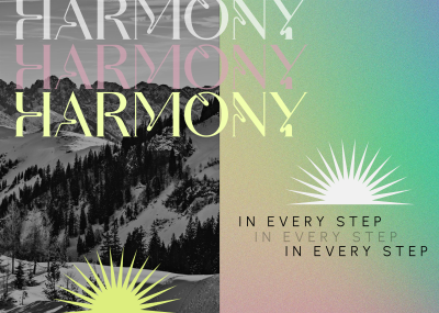 Harmony in Every Step Postcard Image Preview