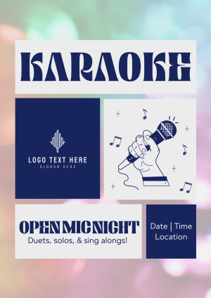 Karaoke Open Mic Flyer Image Preview