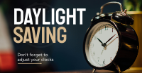Daylight Saving Reminder Facebook Ad Design