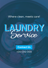 Clean Laundry Service Poster Image Preview