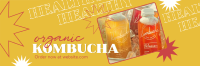 Healthy Kombucha Twitter header (cover) Image Preview