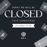 Christmas Closed Holiday Instagram Post Image Preview