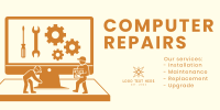 PC Repair Services Twitter post Image Preview