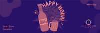 Happy Hour Drinks Twitter header (cover) Image Preview