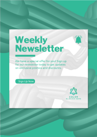 Dynamic Weekly Newsletter Poster Image Preview