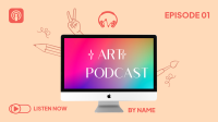 Art Podcast Episode Facebook Event Cover Image Preview
