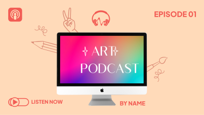 Art Podcast Episode Facebook Event Cover Image Preview