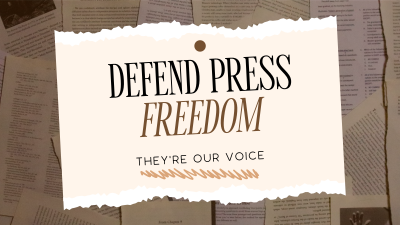Defend Press Freedom Facebook event cover Image Preview