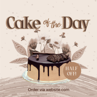 Cake of the Day Instagram Post Design