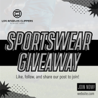 Sportswear Giveaway Instagram post Image Preview