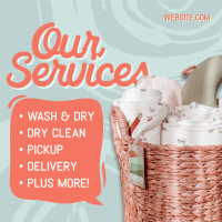 Swirly Laundry Services Instagram post Image Preview