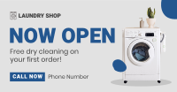 Laundry Shop Opening Facebook ad Image Preview