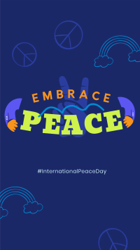 Embrace Peace Day YouTube Short Design