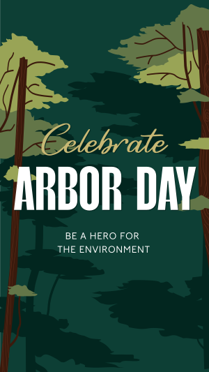 Celebrate Arbor Day Facebook story Image Preview