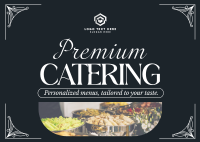 Premium Catering Postcard Design