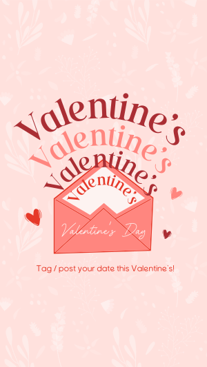 Valentine's Envelope Facebook story Image Preview