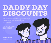 Daddy Day Discounts Facebook post Image Preview