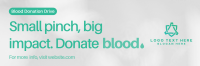 Blood Donation Drive Twitter Header Design