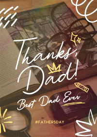 Best Dad Doodle Poster Image Preview