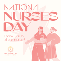 Nurses Day Appreciation Instagram Post Design