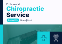 Modern Chiropractic Treatment Postcard Image Preview