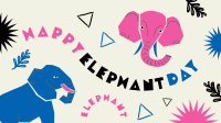 Abstract Elephant Facebook Event Cover Design