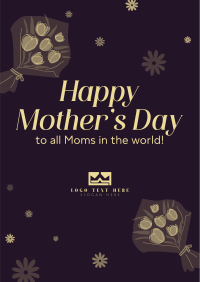 Mother's Day Bouquet Poster Design