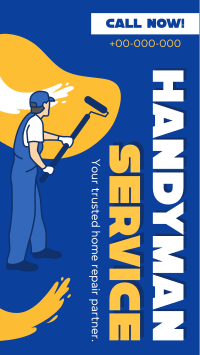 Handyman Service Instagram Story Design