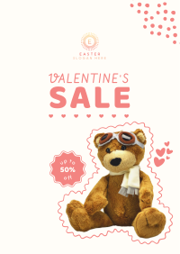 Valentines Gift Sale Poster Design