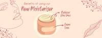 New Moisturizer Benefits Facebook cover Image Preview