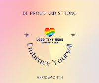 Be Proud. Be Visible Facebook Post Design